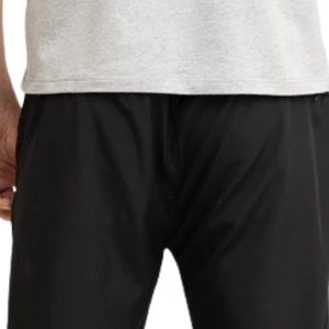 Pantalon de jogging noir personnalisé pour homme, léger et décontracté, avec taille élastique et cordon de serrage, idéal pour le quotidien - Product Image 3