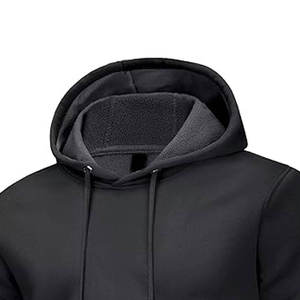 Sudadera con Capucha de Forro Polar Personalizada OEM para Ropa Urbana de Campus, Sudaderas con Capucha para Hombre con Detalles Minimalistas de Estilo Urbano - Product Image 4