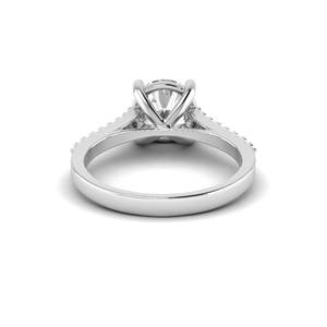 Anillo de Diamante Cultivado en Laboratorio de 1.894 Quilates con Incrustaciones de Oro Blanco, Color G, Claridad VS1, Certificado IGI, Oro Sólido de 14K, Engaste Pavé, Solitario - Product Image 3