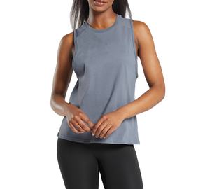 เสื้อกล้ามระบายอากาศได้ดีของผู้หญิงเสื้อกีฬาคอกลมแขนกุดเสื้อกล้ามลำลองฤดูร้อน - Product Image 1