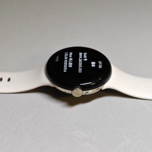 Guogle Pixxel Watch 41mm Round Digital Smartwatch Moon Phase GPS 50 Bar Water Resistance <b>Rubber</b> Band for Enabled Unisex - Product Image 5