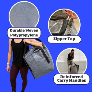 Foldable Storage <b>Bag</b> Ultra Space Saving Self <b>Compression</b> Organizer OEM Moving <b>Bags</b> Double Layers from Vietnam - Product Image 3