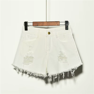 WI001 Pantalones Cortos de Mezclilla Elásticos para Mujer, Talla Grande, Estilo Veraniego, para Chicas y Damas - Product Image 3
