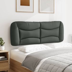 Coussin de tête de lit gris foncé en tissu 100% polyester avec rembourrage en fibres PP pour la lecture et le repos au lit - Product Image 4