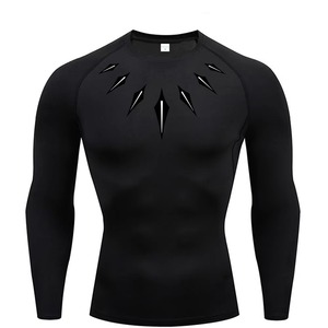 Camiseta de Compresión Rashguard de Alta Calidad, Tejido de Secado Rápido que Absorbe la Humedad para Hombres, BJJ, MMA, Surf, Natación, Entrenamiento, Diseño de Logotipo Personalizado - Product Image 4