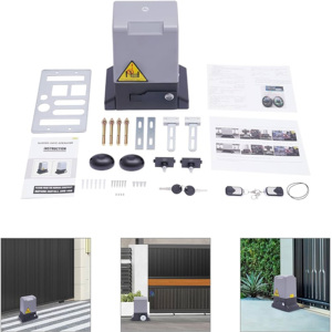 פותחן שער הזזה אוטומטי 2000KG איכותי - מנוע עמיד ושקט לשערים תעשייתיים וביתיים - Product Image 3