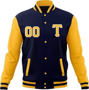 Nueva Chaqueta Deportiva Casual para Hombre, Estilo Béisbol, Talla Grande, Corte Holgado, Cierre de Botones, Chaqueta Varsity Juvenil - Product Image 2