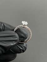 Bague de fiançailles Art Déco en moissanite taille marquise, or blanc 14 carats, bande filigrane vintage, bague solitaire, bijoux de luxe pour mariée