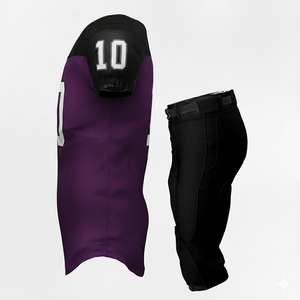 Uniforme de football américain personnalisé par sublimation, avec motif en sergé, maillot et pantalon d'uniforme de football américain - Product Image 3