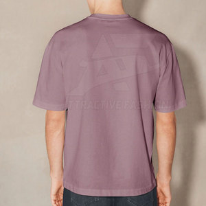 เสื้อยืดทรงบ็อกซี่ผู้ชายขายดี แห้งเร็ว รับผลิตแบรนด์ส่วนตัว สีตามสั่ง MOQ ต่ำ ขายดี - Product Image 2