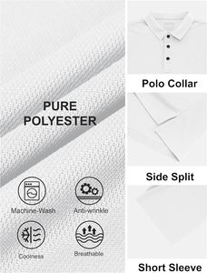 Camiseta Polo de Algodón Premium para Hombre, Tejido Transpirable y Suave, Manga Corta, Cuello Clásico, Corte Casual Elegante, Logotipo Personalizado, Suministro al por Mayor - Product Image 6