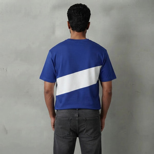 Wholesale Street Wear Cotton Men's T-Shirts Hip Hop Blank Custom Graphic Drop Shoulder Oversized Men <b>Tshirts</b> - Product Image 4