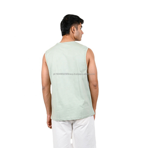 Custom <b>Mens</b> Sleeveless Gym Tank Top Soft Touch <b>Mens</b> <b>Vest</b> for Training Running Sports Wear Activewear Manufacturer Pakistan - Product Image 2