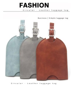 Etiquetas de Cuero Genuino de Grano Completo para Bolsos de Viaje, Clásicas y de Lujo, Opciones Multicolor, Resistentes al Agua, Ligeras, con Identificación - Product Image 4