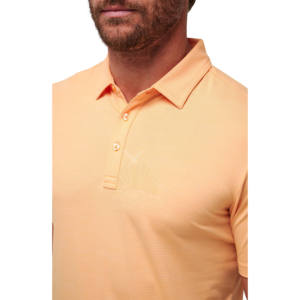 เสื้อถักแขนสั้นสีชมพูสำหรับผู้ชาย สีพื้น เรียบง่าย เป็นมิตรกับสิ่งแวดล้อม มีโลโก้ด้านหน้า ราคาสมเหตุสมผล - Product Image 4