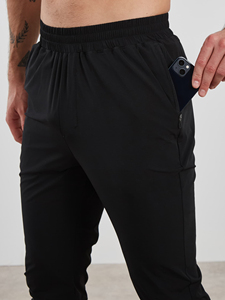 Pantalon de jogging OEM en gros, vierge, personnalisable, en molleton uni, couleur chair, pour homme - Product Image 3