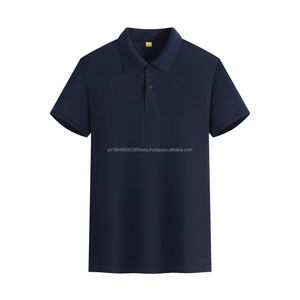 Chemises polo pour hommes en coton, vêtements de sport de golf, t-shirts unis, logo personnalisé, polo pour hommes - Product Image 2