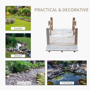 Ponte ad Arco da Giardino, Elegante Struttura per Giardino - Product Image 3