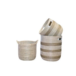 Woven <b>Hamper</b> Basket Handmade Laundry Storage Organizer for Hotel and Home Supply Wholesale Manufacturer - Product Image 2