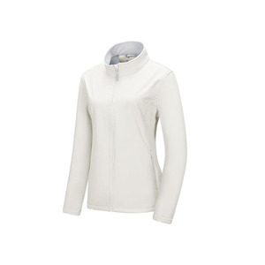 Chaqueta Softshell Ajustada con Forro Polar para Mujer, Cremallera, Cálida para Otoño e Invierno, Transpirable, para Entrenamiento, Pedidos al por Mayor, OEM - Product Image 3