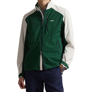 Premium Colour Block <b>Packable</b> Breathable Windproof Lightweight Water Repellent OEM Custom Golf Streetwear Windbreaker <b>Jacket</b> - Product Image 1
