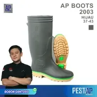 รองเท้านิรภัย AP Boots 2003 Hijau TRICOLOUR-รองเท้าบูทป้องกันน้ำทำจากยาง PVC ทนทานสูง - Product Image 2