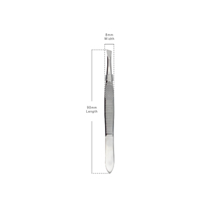 Metal Eyebrow Tweezers Curved Nose Hair Remover Precision Facial Hair <b>Removal</b> Tool - Product Image 4