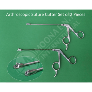คีมตัดไหมเย็บผ่าตัดข้อแบบส่องกล้อง FIBER-TAPE ชุด 2 ชิ้น สำหรับการผ่าตัดข้อแบบส่องกล้อง - Product Image 1