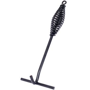 Pentola in ghisa pretrattata con coperchio a padella, ideale per campeggio, cottura a caminetto, barbecue e focolare. - Product Image 1