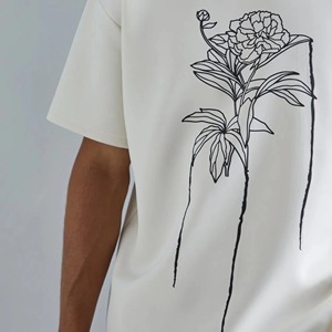 เสื้อยืดโอเวอร์ไซส์ผู้ชาย OEM 100% ผ้าฝ้าย ปลอดสารพิษ ขายส่งเสื้อยืดโอเวอร์ไซส์ - Product Image 5