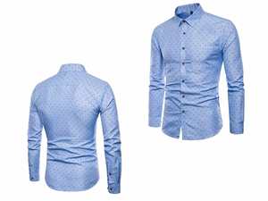 เสื้อเชิ้ตแขนยาวระบายอากาศสำหรับผู้ชาย คุณภาพส่งออก ออกแบบได้ตามสั่ง รับผลิตแบบ OEM ODM - Product Image 4