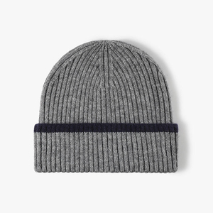 Gorros de Punto Personalizados al por Mayor, de Spandex/Algodón, Cálidos para Invierno, con Estampado de Goma en Relieve, Ajustables, Unisex, OEM/ODM, Marca Privada de Fábrica - Product Image 2