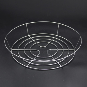 Cesta de Almacenamiento Redonda de Alambre Metálico Ecológica EGO para Organización de Verduras y Pan en la Cocina - Product Image 4