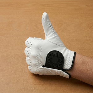 Guante de Golf de Piel Cabretta Premium OEM con Marcador Magnético de Bola, Agarre Suave Transpirable, Logotipo Personalizado, Marca Privada, Anti-UV, con Ranuras para los Dedos - Product Image 5