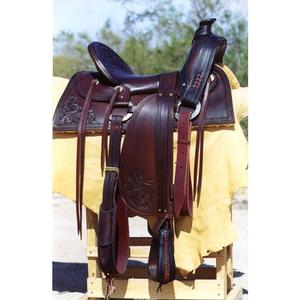 Silla de Montar Inglesa de Cuero Genuino para Caballos, Silla de Carreras de Madera para Adultos, Suave, Cómoda, Absorbente de Sudor, Premium - Product Image 1