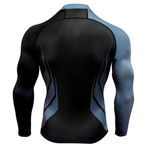 Hot Selling Custom BJJ Rash Guard Long Sleeve MMA Compression Shirt No Gi Grappling Training Apparel Private Label Manufacturer - Product Image 2