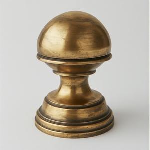 Butée de porte moderne en laiton robuste pour hôtels, cuisines et salles de bain - Positionnement sécurisé et protection du sol - Product Image 3