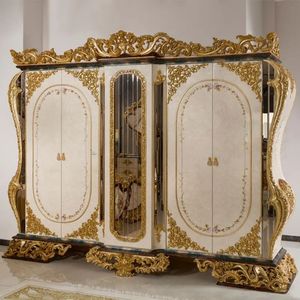 Juego de Dormitorio de Lujo Clásico con Tallado Dorado, Cama Tapizada, Muebles Reales para Hotel, Estilo Emma, Diseño Personalizado para Villa - Product Image 6