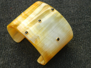 Premium quality Hand Finished Natural Horn Bracelet Wide <b>Arm</b> <b>Cuff</b> Premium Fashion Jewelry Modern Statement Design - Product Image 4