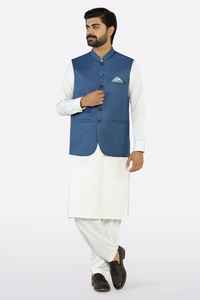 Costume Shalwar Kameez pakistanais formel pour hommes, vente en gros d'usine, tendance mode 2026, en toile respirante et écologique - Product Image 4