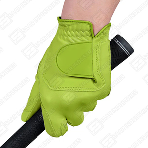 Gant de golf avec logo personnalisé |   Tissu respirant sublimé et paume en cuir |   Usine de vente en gros - Product Image 5