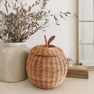 <b>Baby</b> nursery organization rattan <b>storage</b> <b>basket</b> containers lovely style hamper bin <b>baskets</b> - Product Image 6