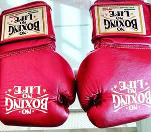 Gants de boxe professionnels en cuir de vachette à lacets, rembourrage intégral, pour boxe, RL-BG-228 - Product Image 2