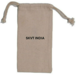 Custom Eco-Friendly Recyclable Organic Muslin Cotton Pouch Small White Calico Cloth Canvas Drawstring Bag Screen Printed Logo - Product Image 6