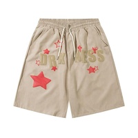 Short d'été respirant patch personnalisé brodé avec cordon de serrage short de sport pour homme streetwear short pour homme