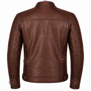 Veste de moto en cuir de vachette véritable de qualité supérieure, homologuée CE, respirante, unisexe, manches longues, pour le tourisme hivernal, protection intégrale - Product Image 2