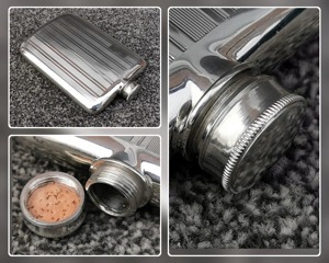 กระติกน้ำทรงกระบอกลายทางสีเงิน เหมาะสำหรับการเก็บเครื่องดื่มอย่างรวดเร็วสำหรับงานอีเว้นท์และงานสังสรรค์ หรือกระติกพกพาสะดวกจากอินเดีย - Product Image 5