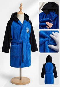 Albornoz Deportivo de Alta Calidad para Toda la Familia, 100% Algodón Puro, Color Brillante, para Gimnasio, Club de Fitness, Albornoz Deportivo de Lujo ODM - Product Image 3