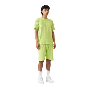 Nouvel Arrivage 2026 – Ensemble d'été 2 pièces pour homme : T-shirt à manches courtes et short en Spandex respirant de haute qualité – Ensembles d'été OEM - Product Image 4