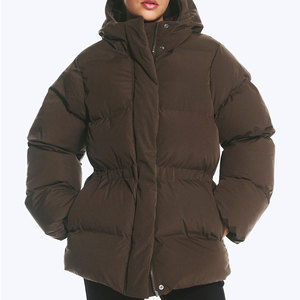 5. Chaqueta Larga Acolchada para Mujer, Abrigo con Capucha para Invierno, Ropa Exterior Acolchada y Cálida, Logotipo Personalizado, Proveedor Mayorista OEM, Fábrica - Product Image 3